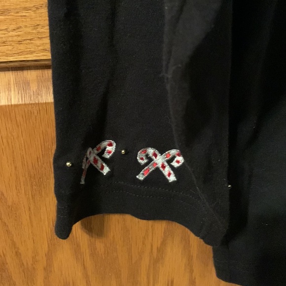 Ladies candy cane Christmas tops size 2X by designers, original studio joy - Picture 3 of 3